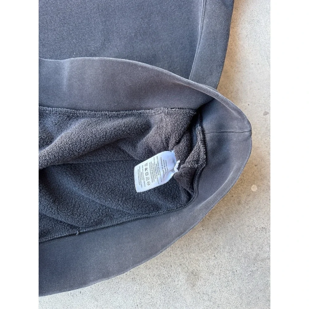 Nike Black Essential Blank Pullover Hoodie Jacket Large Cotton